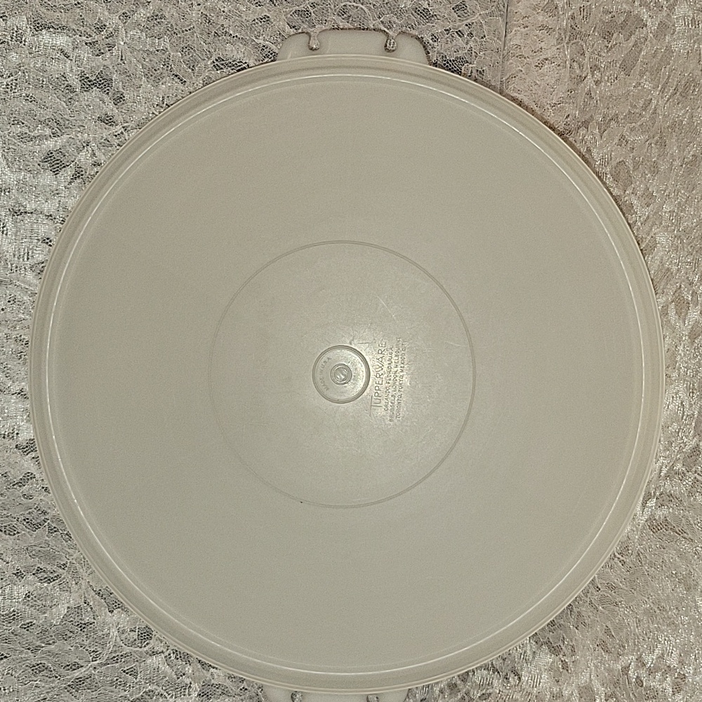 Tupperware: 2 Pieces, Vegetable Carrier, Divided Tray With Lid